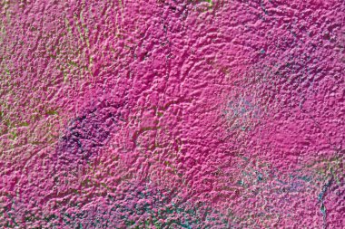 Pembe Boyalı Eski Çürümüş Beton Çürüme Duvarı Arkaplan Resmi için Kullanışlı