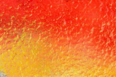 Turuncu / Sarı Boyalı Beton Duvar dokusu