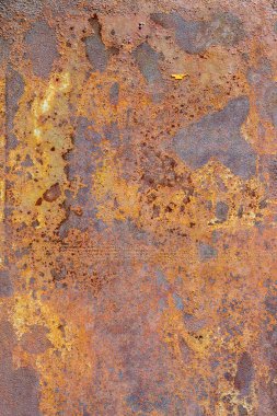 Eski Yıpranmış Oluklu Metal Doku