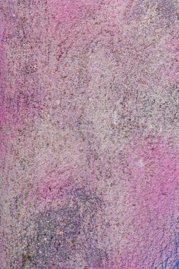 Eskimiş Mor Boyalı Beton Doku