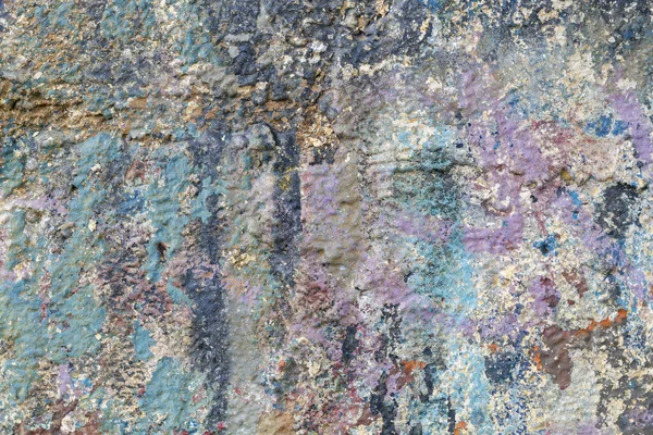Painted Old Weathered Concrete Wall Texture — Stock Photo, Image