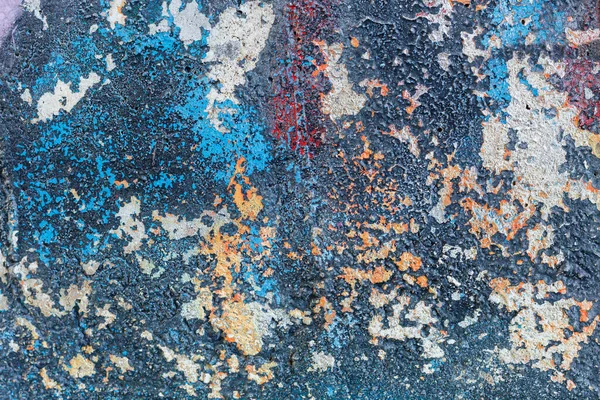 Texture Murale Béton Vieilli Coloré Peint — Photo