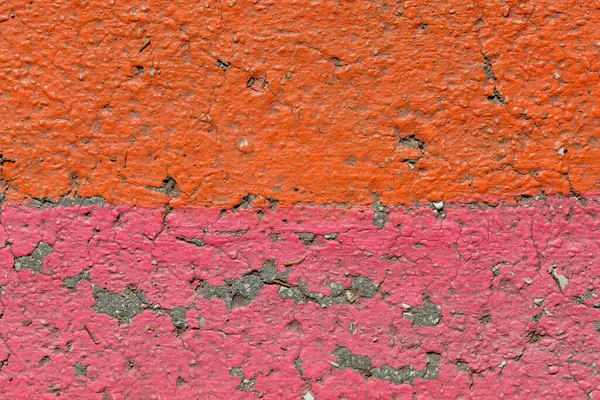 Velho Desgastado Meio Roxo Meio Vermelho Pintado Textura Concreto — Fotografia de Stock