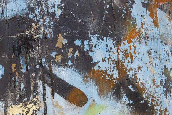 Painted Colorful Old Weathered Concrete Wall Texture — Stock Photo, Image