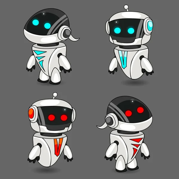 Illustratie Van Tech Robots — Stockvector