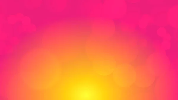 Abstraktní Bokeh Světla Světle Žlutým Gradientem Růžové Pozadí — Stockový vektor