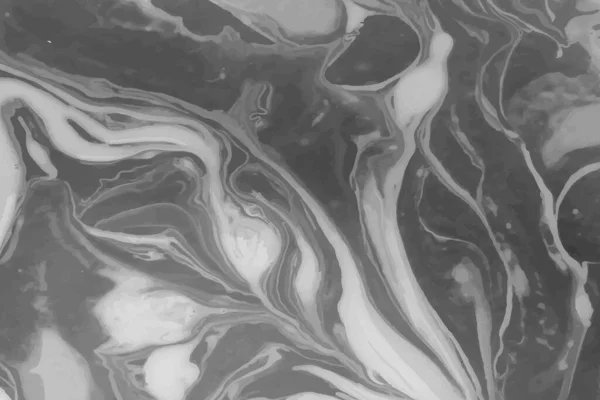 Абстрактный Фон Роскошная Жидкость Черно Белый Мрамор Текстури Используется Фона — стоковый вектор