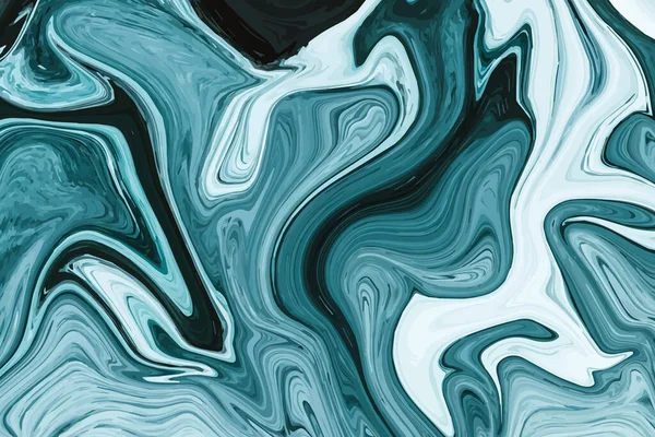 Fond Écran Abstrait Textures Liquides Marbre Vert Blanc Noir Utilisé — Image vectorielle
