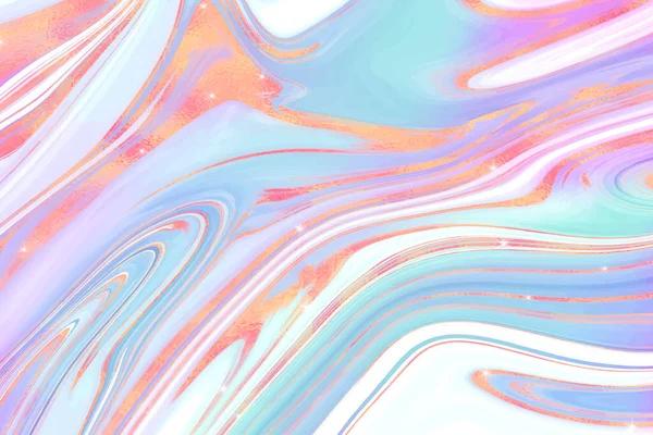 Abstract Background Luxury Жидкий Синий Розовый Радужный Мрамор Textures Used — стоковый вектор
