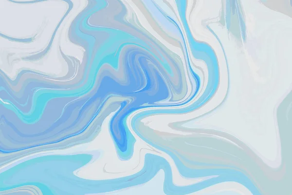 Abstracte Achtergrond Luxe Vloeibaar Blauw Grijs Wit Grijs Marmer Textuur — Stockvector