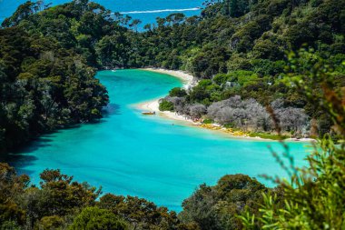 Frenchman Bay, Abel Tasman Coast Track, Abel Tasman N.P, Tasman, Güney Adası, Yeni Zelanda