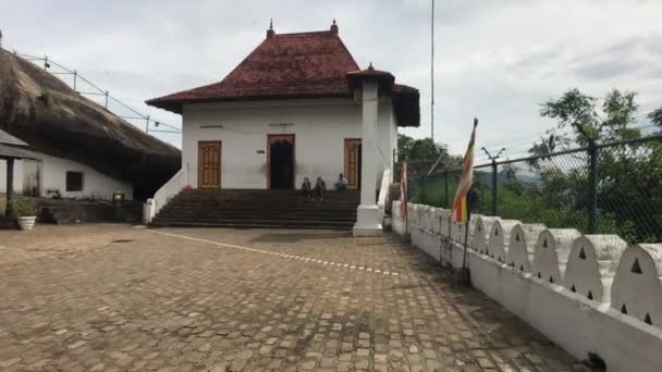 Dambulla, Sri Lanka, um antigo edifício de templos — Vídeo de Stock