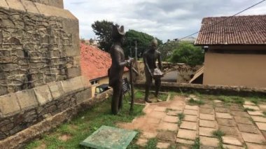 Galle, Sri Lanka, kalenin yanında birkaç anıt.