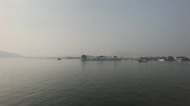 Udaipur, India - View of the lake from the upper tower of the palace part 2