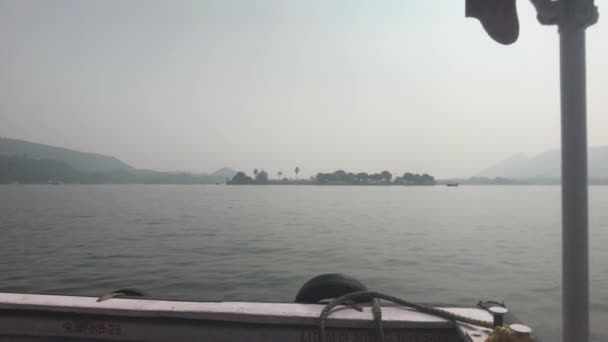 Udaipur, Índia - Caminhe no Lago Pichola parte 6 — Vídeo de Stock