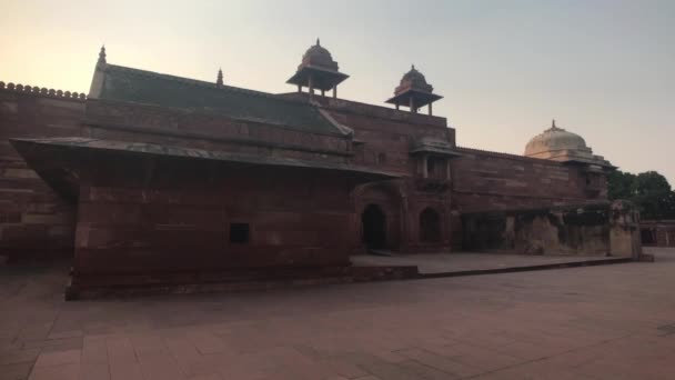 Fatehpur Sikri, Hindistan - Son 10 bölümden kalma antik mimari — Stok video