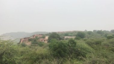 Jaipur, Hindistan - eski kale bölüm 2 'ye giden yol