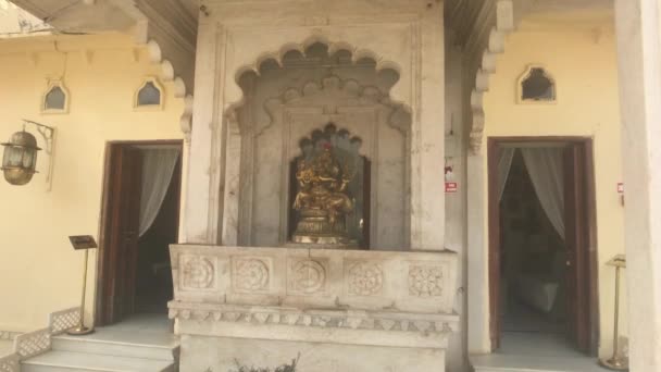 Udaipur, India - Palace Shroud buildings part 5 — 图库视频影像