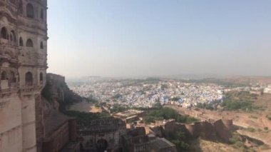 Jodhpur, Hindistan - Eski kalenin duvarlarından şehrin görüntüsü Bölüm 2