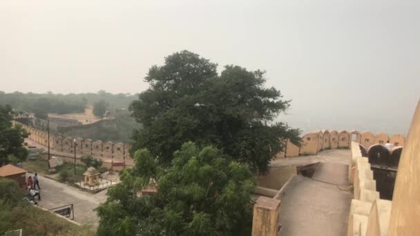 Jaipur, India - pointed walls part 5 — 图库视频影像