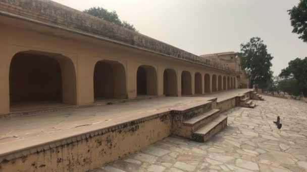 Jaipur, Índia - As salas de estar da velha fortaleza parte 2 — Vídeo de Stock