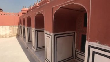 Jaipur, India - interior balconies and rooms in the old palace part 2