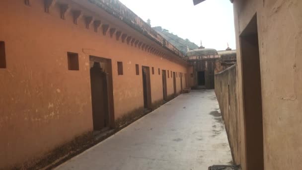 Jaipur, Inde, 05 novembre 2019 Amer Fort cour intérieure des locaux économiques de la forteresse partie 2 — Video