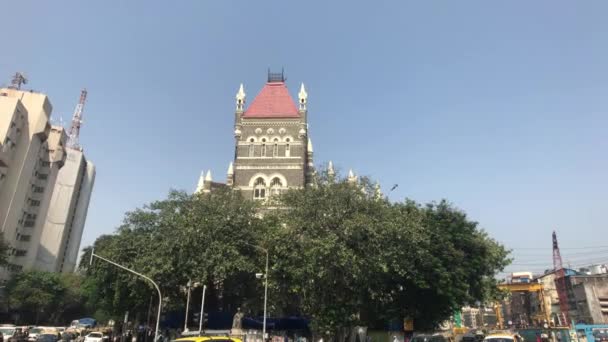 Mumbai, India - tall buildings of the old town — Stock Video