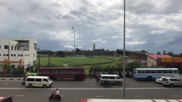 Galle, Sri Lanka, Old Town Station Square — 비디오