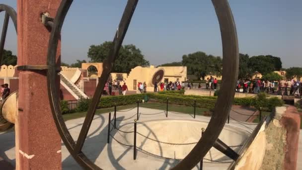 Jaipur, Indie - zajímavá historická struktura část 13 — Stock video