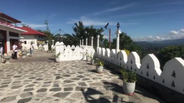 Kandy, Sri Lanka, November 20, 2019, Bahiravokanda Vihara Buddha Statue open area
