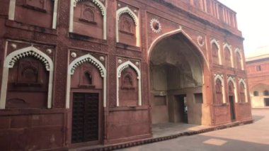 Agra, India, November 10, 2019, Agra Fort, fragment of the historic building on the territory of the fort