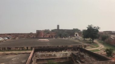 Jaipur, Hindistan - eski kale bölüm 4 'ün iyi korunmuş duvar ve binalarının manzarası