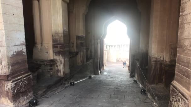 Jodhpur, India - high arch — Stok video