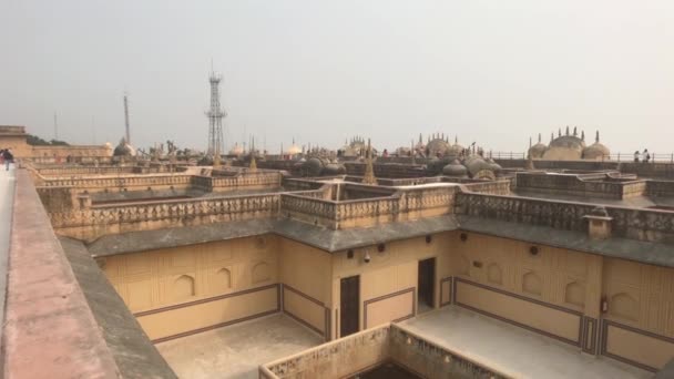 Jaipur, India - Empty roofs of old buildings part 4 — 비디오