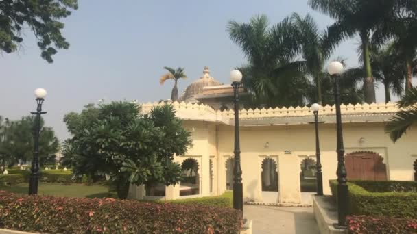 Удайпур, Индия - Palace Shroud buildings part 3 — стоковое видео