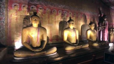 Dambulla, Sri Lanka, 25 Kasım 2019, Dambulla Mağara Tapınağı, Buda Heykeli 25. Bölüm