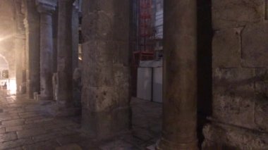 Jerusalem, Israel - walls with patterns and frescoes from the past part 4