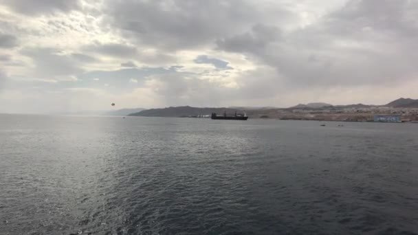 Eilat, Izrael - Procházka po Rudém moři část 5 — Stock video