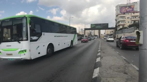 Bethlehem, Palestine - streets of the city — Stok video