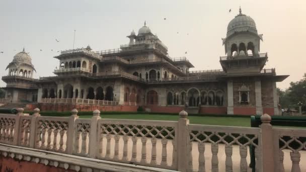 Jaipur, India - an old building with beautiful architecture — ストック動画