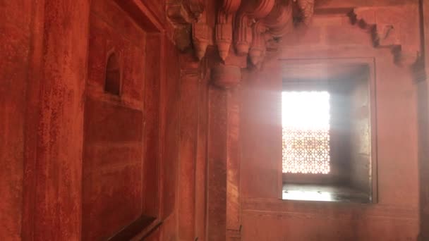 Fatehpur Sikri, India - verbazingwekkende architectuur van weleer deel 6 — Stockvideo