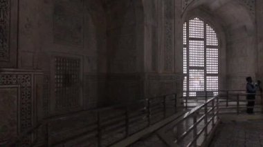 Agra, India, November 10, 2019, Taj Mahal, Hall inside the temple part 7