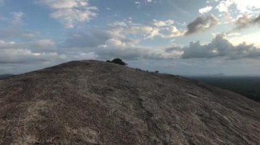 Sigiriya, Sri Lanka, evening time on the mountain