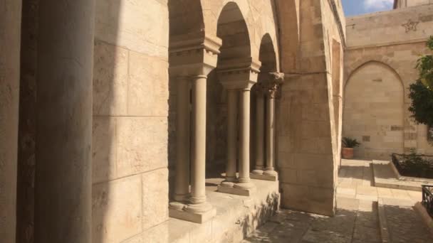Belém, Palestina - 20 de outubro de 2019: Basílica da Natividade Parte 13 — Vídeo de Stock