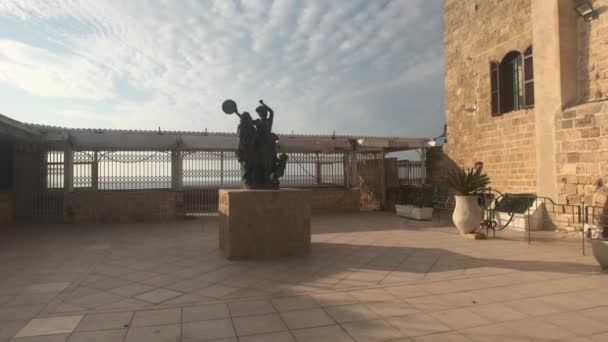 Tel aviv, israel - 22. Oktober 2019: Touristen besuchen die Kapelle Teil 9 — Stockvideo