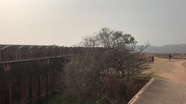 Jaipur, indien - schöne Aussicht auf die Nachbarschaft von der Höhe der Festung Teil 13 — Stockvideo