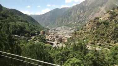 Andorra, bir dağ manzarası.