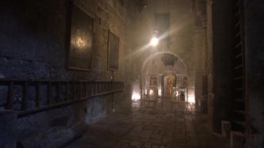 Jerusalem, Israel - walls with patterns and frescoes from the past part 6