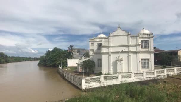 Matara, Sri Lanka, 25 november 2019, Gamla Tangalle Rd, Muhiyaddeen Jumma Masjid — Stockvideo